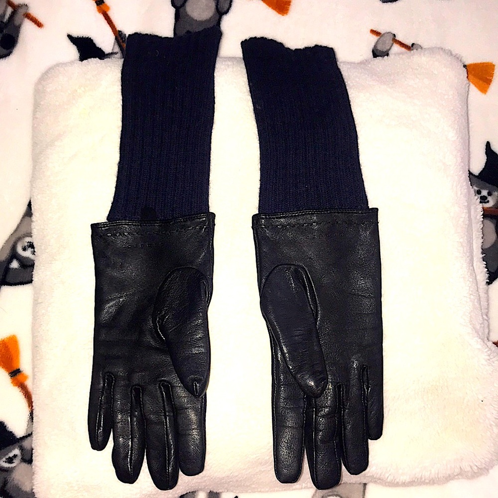 Sandro Women Leather Winter Gloves - Picture 11 of 11